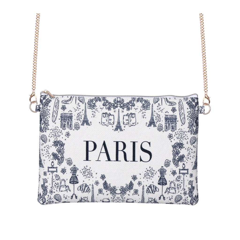 POCHETTE PARIS ILLUSTRATION NOIR