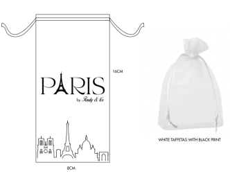 [PARIS260015] SACHET TAFFETA PACK DE 100