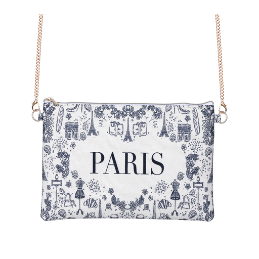 [PARIS260040] POCHETTE PARIS ILLUSTRATION NOIR